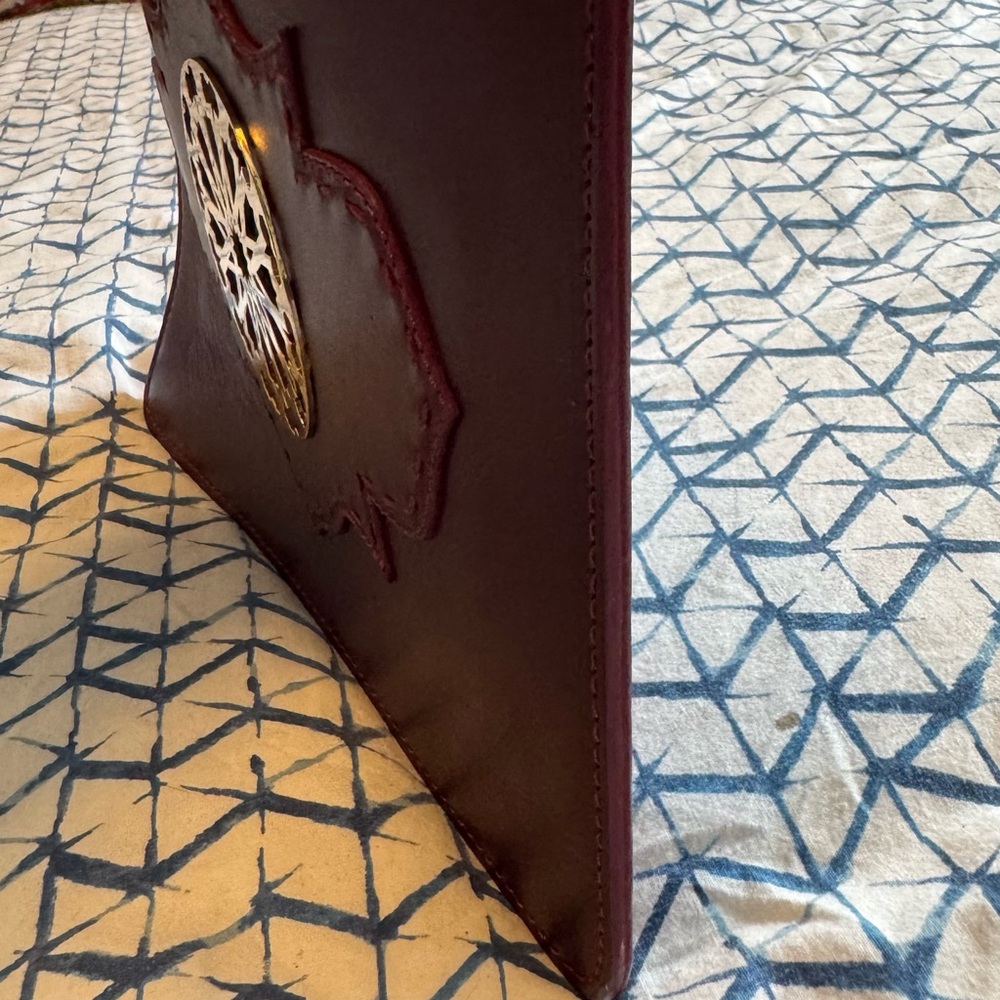 Mehry Mu Burgundy Leather Clutch - Picture 5 of 5
